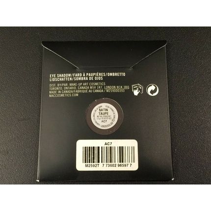 Mac Satin Taupe Eyeshadow Refill Pan Slot Palette Nib 1.5G/0.05 Us Oze