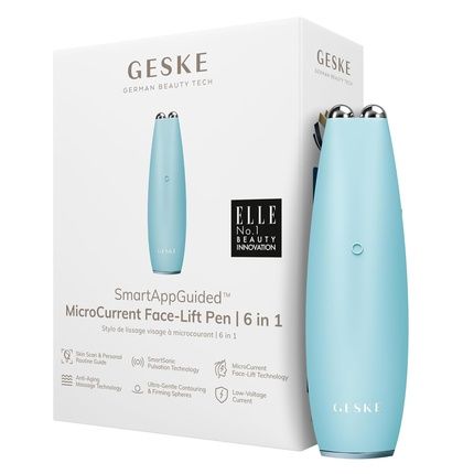 Geske Smartappguided Microcurrent Face-Lift Pen 6 In 1 Skincare Tool