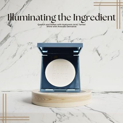 Huda Beauty Easy Bake And Snatch Pressed Talc-Free Brightening And Setting