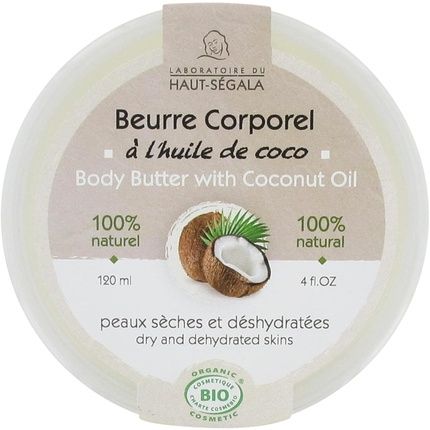 Laboratoire Du Haut-Segala Organic Body Butter With Coconut Oil 120Ml