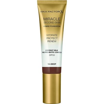 Max Factor Miracle Second Skin Hydrating Foundation Spf20 30Ml