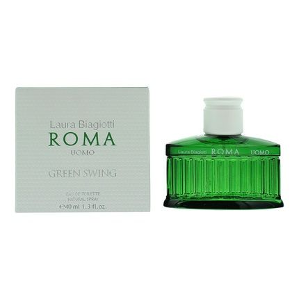 Laura Biagiotti Roma Uomo Green Swing Eau De Toilette 40Ml Men Spray