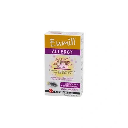 Recordati Eumill Allergy Eye Drops 10 Milliliters