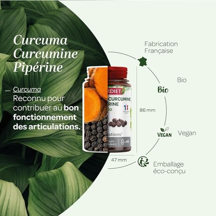 Superdiet Organic Turmeric Piperine Herbal Medicine For Joints - Image 3