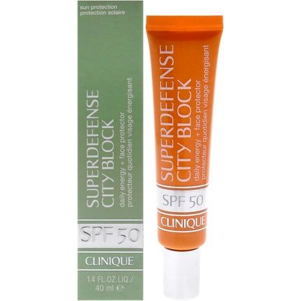 Clinique Superdefense City Block Broad Spectrum Spf 50 Daily Energy Plus Face