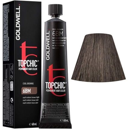 Goldwell Topchic Permanent Cool Browns 6Mb Braun Type Hair Colour 60Ml