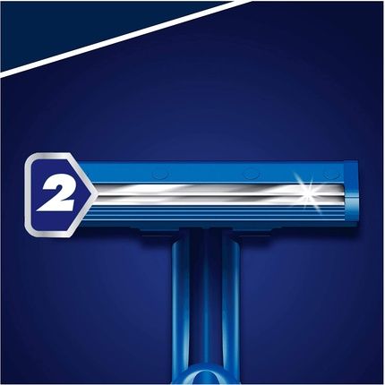 Gillette Blueii Men'S Disposable Razors 2-Blades Razor Fixed Head - Pack Of 5 - Image 3