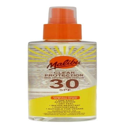Malibu Spf 30 Clear Protection Spray 200Ml Unboxed