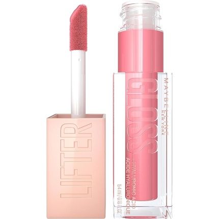 Maybelline New York Shiny Lip Gloss For Fuller Looking Lips Moisturizing With Hyaluronic Acid Lifter Gloss Candy Drop Color: No. 021 Gummy Bear Rose 5.4Ml