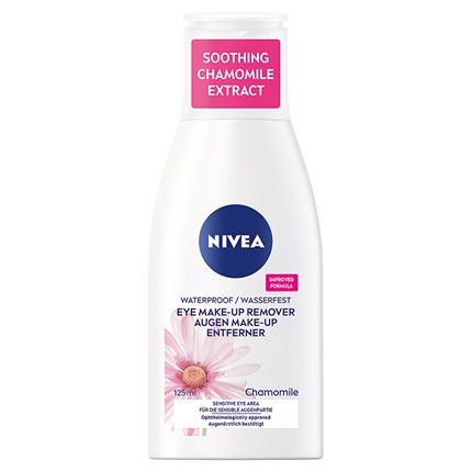 Nivea Waterproof Eye Makeup Remover Chamomile 125 Ml