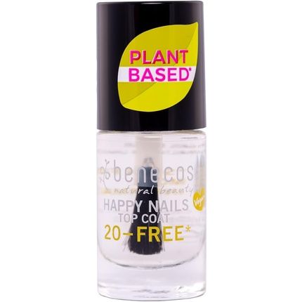 Benecos Natural Cosmetics Happy Nail Polish Top Coat 5Ml Crystal