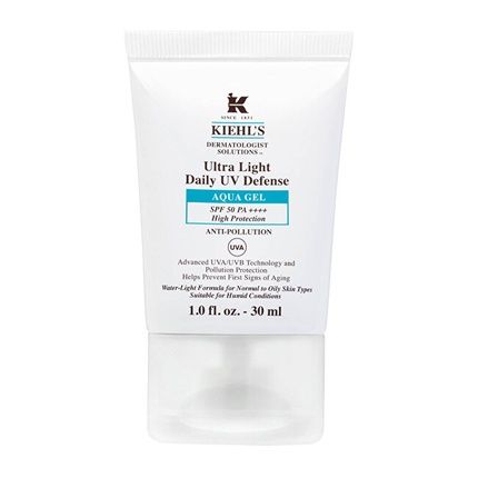 Kiehl'S Ultra Light Daily Uv Defense Aqua Gel Spf 50 Lightweight Protective Gel For Daily Use