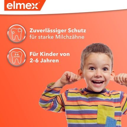 Elmex Children'S Toothpaste 2-6 Years 50Ml X 2 - Effective Cavity Protection With Aminfluoride For Triple Protection Mechanism - Image 3