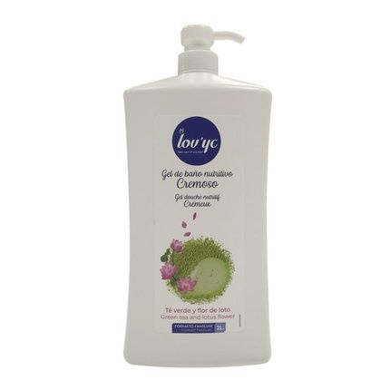 Lovyc Green Tea And Lotus Flower Nourishing Bath Gel 2000Ml