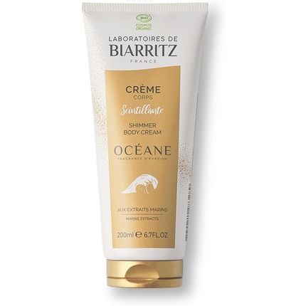 Laboratoires De Biarritz Oceane Shimmer Body Cream Organic 200Ml