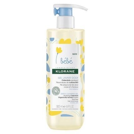 Klorane Baby Gentle Cleansing Gel Soothing Calendula 500Ml