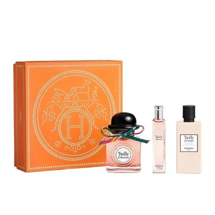Hermes Twilly D'Hermes Perfume Set - 85Ml Spray, 15Ml Spray, And 80Ml Body Lotion