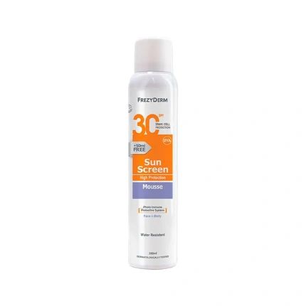 Frezyderm Sun Screen Mousse Spf30 200Ml