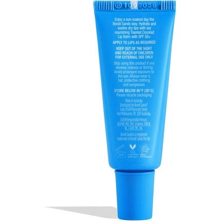Bondi Sands Toasted Coconut Lip Balm With Spf 50+ Nourishing Formula 10G