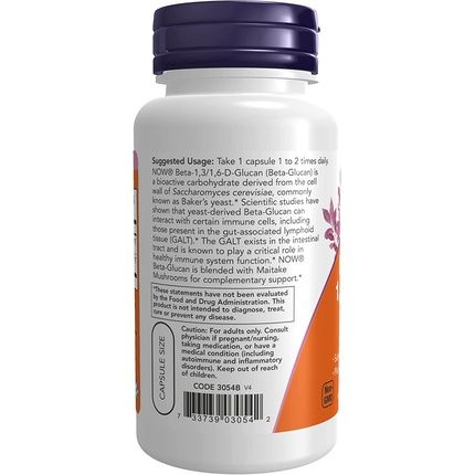 Beta 1,3/1,6-D-Glucan 100Mg 90 Capsules - Image 3