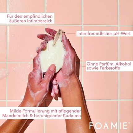 Foamie Solid Wash Lotion For Women Ph Neutral Shower Gel For Naturally Gentle Skin - Image 3
