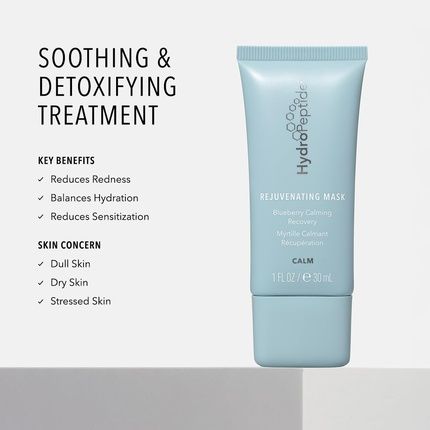 Hydropeptide Rejuvenating Mask Peptide Blueberry Recovery Treatment 0.5 Ounce