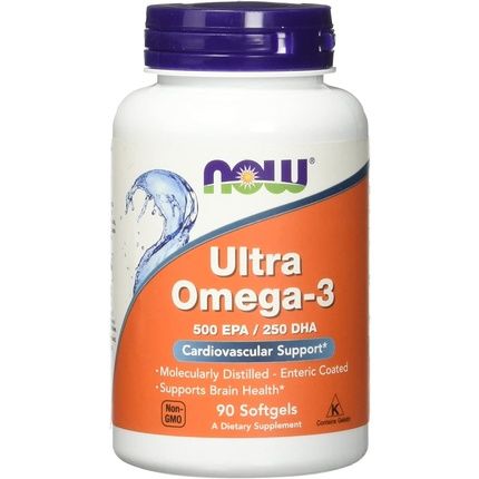 Now Foods Ultra Omega-3 500/250 Mg Ec