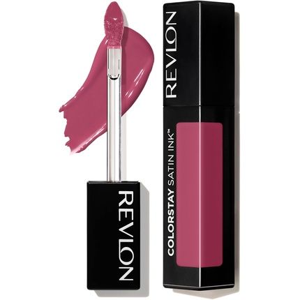 Revlon Colorstay Satin Ink Lipstick With Blackcurrant Seed Oil Long Lasting No010 Your Majesty