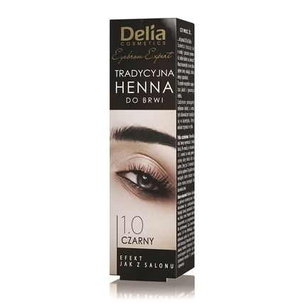 Delia Eyebrow Henna 1.0 Black 2G - Perfect For Enhancing Your Eyebrows