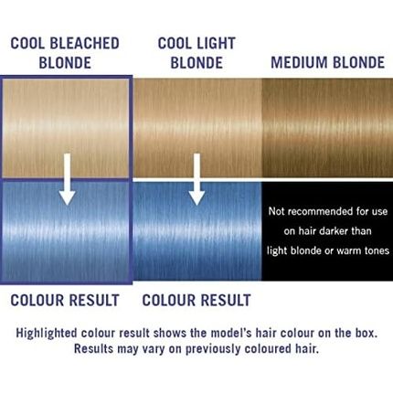 Schwarzkopf Live Pretty Pastels Semi-Permanent Blue Hair Dye 1 Count