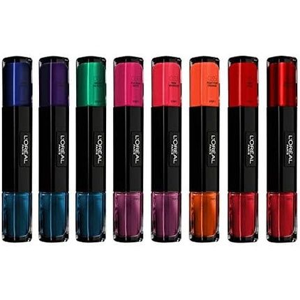 L'Oreal Paris Infallible Gel Nail Polish Duo 05 Irresistible Bonbon + 21 Always A Lady - Pack Of 2