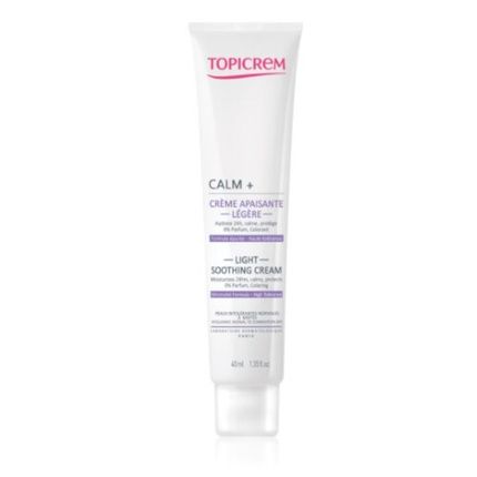 Topicrem Calm Light Soothing Cream For Normal To Combination Skin 40 Ml