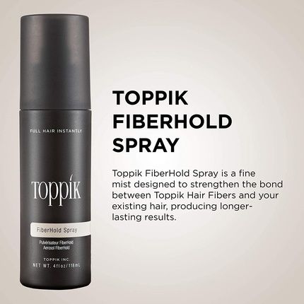 Toppik Fiberhold Spray Strengthens Bond Between Hair Fibers For Thicker Looking Hair 118Ml - Image 3