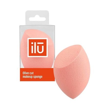 Tb Tools For Beauty T4B Ilu Olive-Shaped Makeup Sponge For Foundation, Concealer And Powder