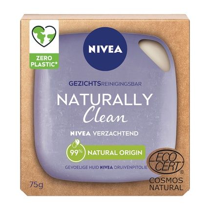 Nivea Naturally Clean Bar Soothing Gentle Cleansing For Your Skin