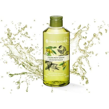 Yves Rocher Relaxing Sensual Bath & Shower Gel New Packaging 400Ml Olive Petitgrain