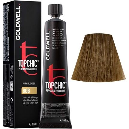 Goldwell Topchic Hair Colour 8Gb Light Beige Blonde 60Ml