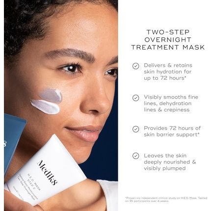 Medik8 H.E.O Optimal Ratio Moisturisation Two-Step Overnight Hydrating Face Mask Skincare Treatment With Hyaluronic Acid - Image 3