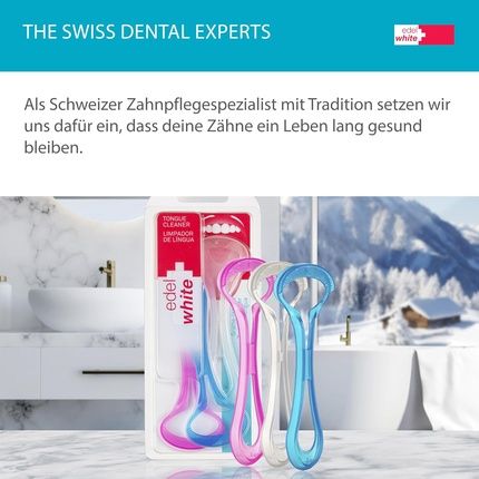 Edel White Tongue Cleaner - Pack Of 3