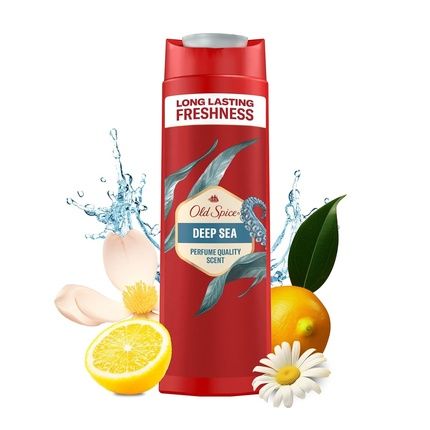 Old Spice Deep Sea 3-In-1 Shower Gel & Shampoo For Men 250Ml