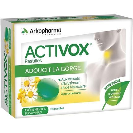 Arkopharma Activox Respiratory Tract Mint Eucalyptus Flavor Sugar-Free