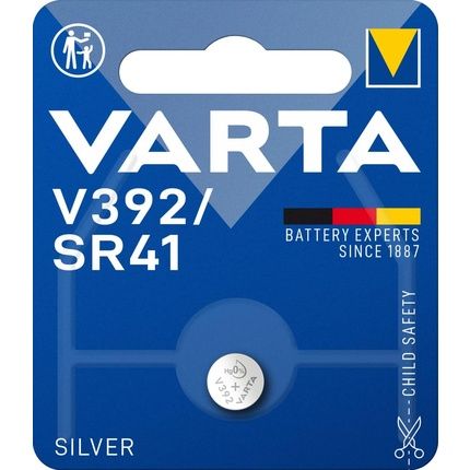 Varta V392/Sr41 Button Cell Silver Oxide - Watch Battery, 1 Piece