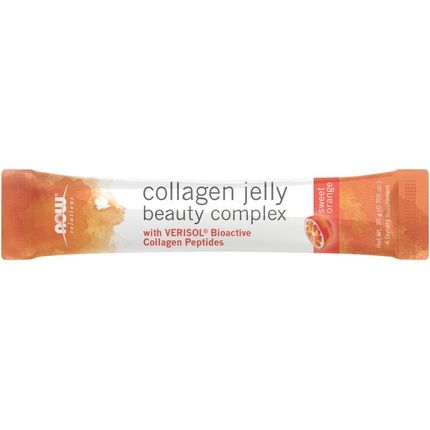 Now Foods Collagen Jelly Beauty Complex Sweet Orange 10 Jelly Sticks - Image 3