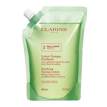 Clarins Purifying Toning Lotion 400Ml Refill For Mixed To Oily Skin - Image 4