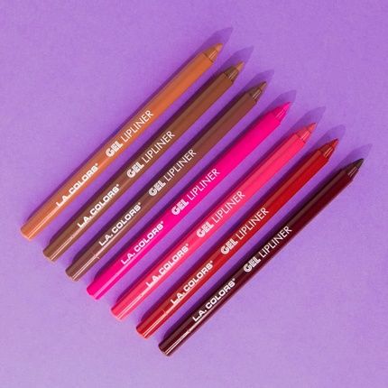L.A Colors Gel Lip Liner 1 Count Rose All Day - Image 3