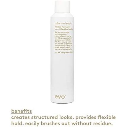 Evo Miss Malleable Flexible Hairspray Hair Volume Spray 300Ml 10.1Fl.Oz. - Image 3