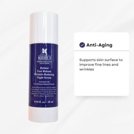 Kiehl'S Fast Release Wrinkle-Reducing 0.3% Retinol Night Serum 0.94Oz
