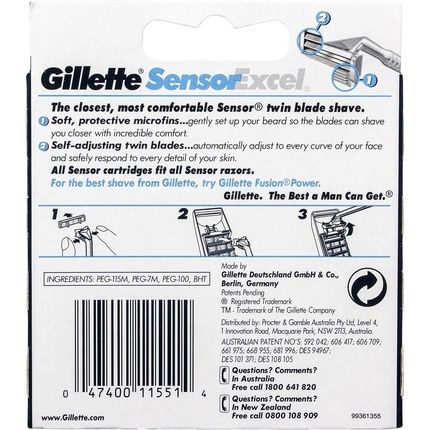 Gillette Sensor Excel, 10 Blades
