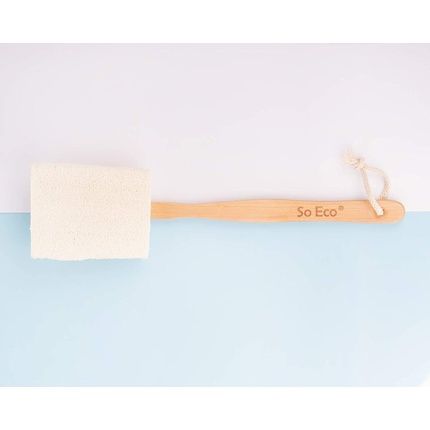 So Eco Flat Loofah With Wooden Handle - Image 3