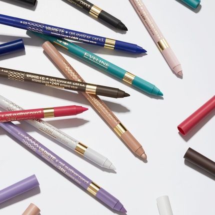 Eveline Cosmetics Variete Gel Eye Pencil - Long Lasting Waterproof - Image 3